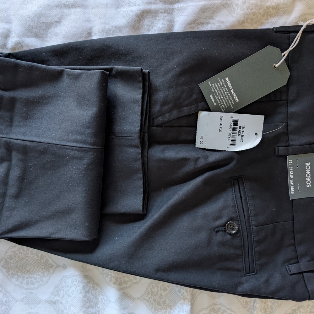 Bonobos Weekday Warrior Black Pants